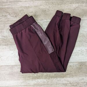 Victoria’s Secret Burgundy Jogger Pants with Zipper Pockets